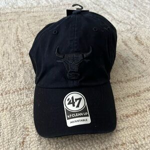 Chicago Bulls Black 47 Hat
